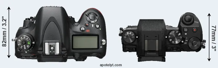 Compare D600 versus G7 top