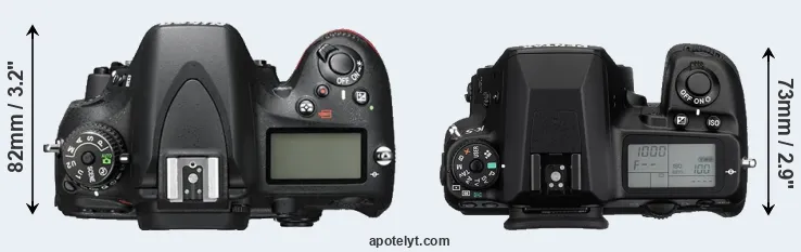 Compare D600 versus K-5 top