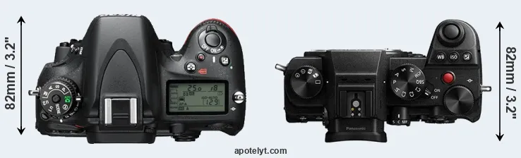 Compare D610 versus S5 top