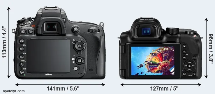 Comparison D610 or NX30 rear