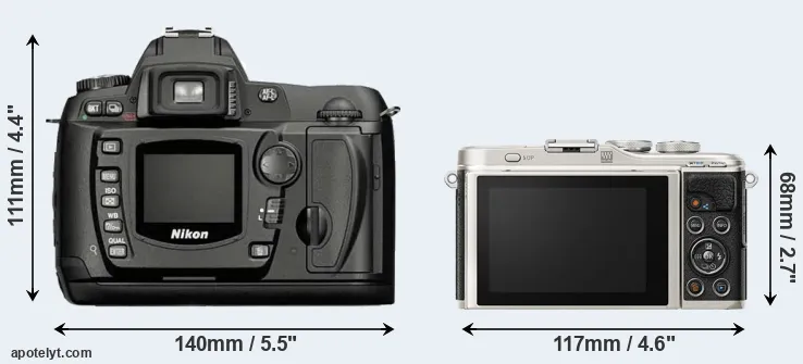 Comparison D70 or E-PL9 rear
