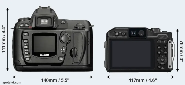 Comparison D70 or FT7 rear