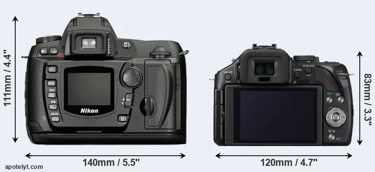 Comparison D70 or G5 rear