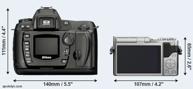 Comparison D70 or GX800 rear