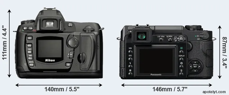 Comparison D70 or L1 rear