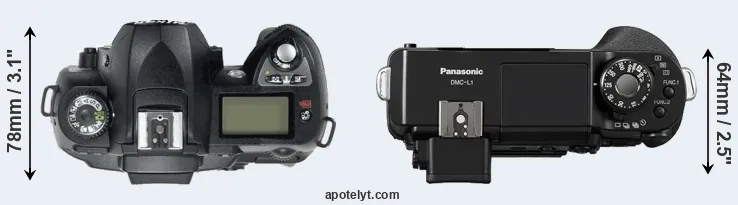 Compare D70 versus L1 top