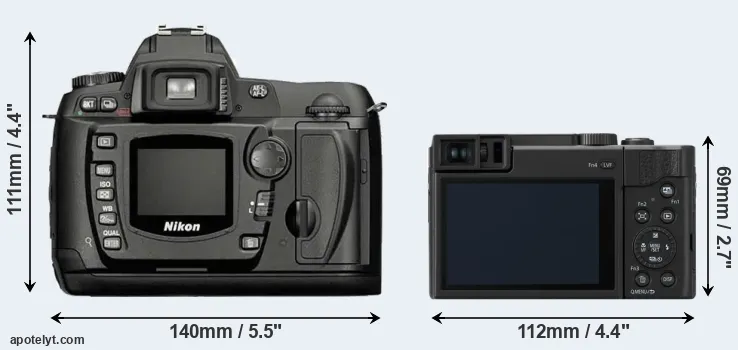 Comparison D70 or ZS80 rear