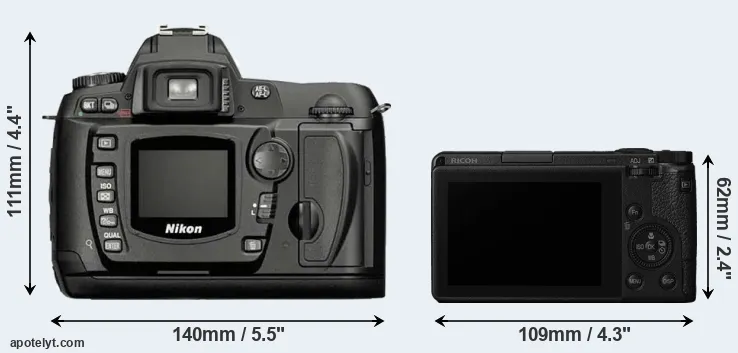 Comparison D70 or GR III rear