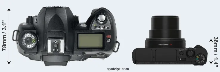 Compare D70 versus HX80 top