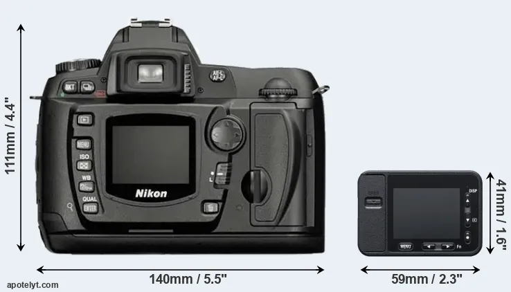 Comparison D70 or RX0 rear