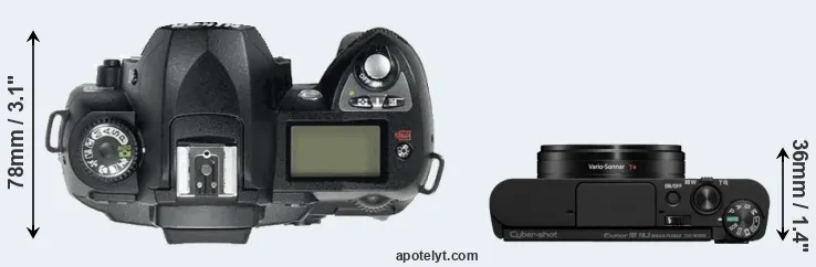 Compare D70 versus WX800 top