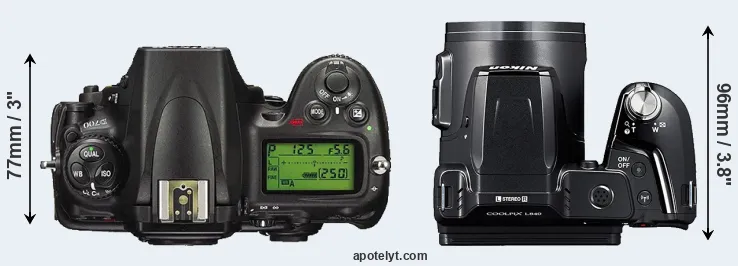 Compare D700 versus L840 top