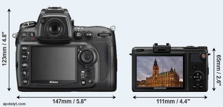 Comparison D700 or XZ-1 rear