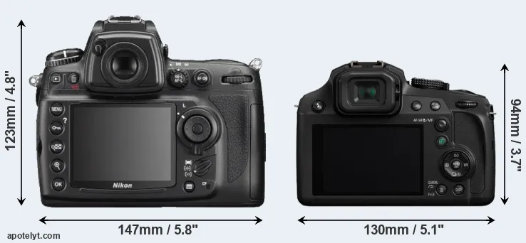 Comparison D700 or FZ82 rear