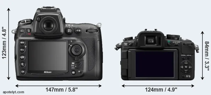 Comparison D700 or G2 rear