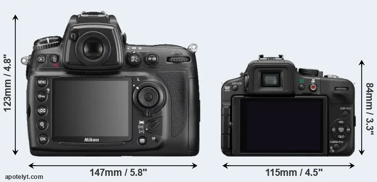 Comparison D700 or G3 rear