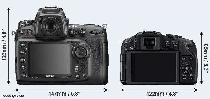 Comparison D700 or G6 rear