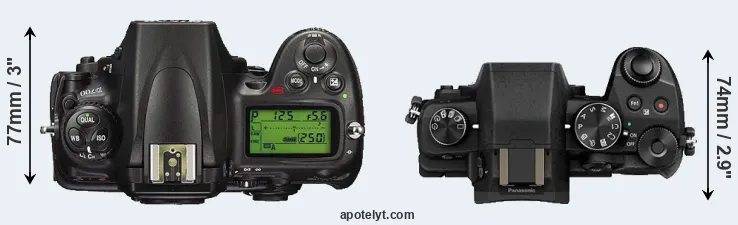 Compare D700 versus G80 top