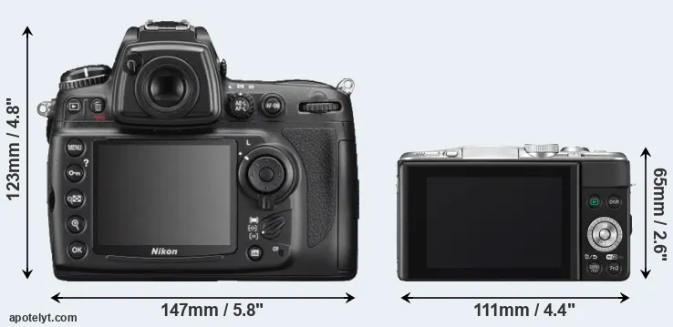 Comparison D700 or GF6 rear