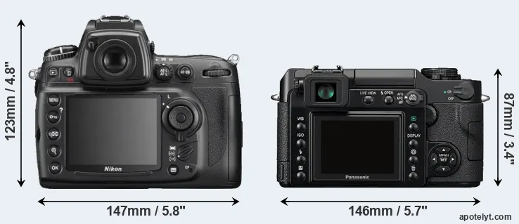 Comparison D700 or L1 rear