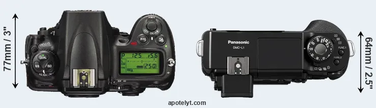 Compare D700 versus L1 top