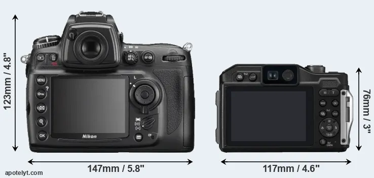 Comparison D700 or TS7 rear