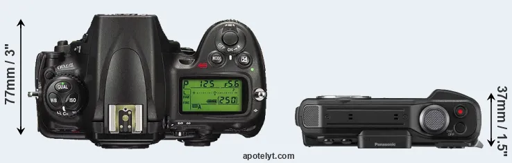Compare D700 versus TS7 top