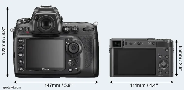 Comparison D700 or ZS200 rear