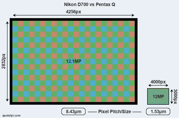 D700 versus Pentax Q MP