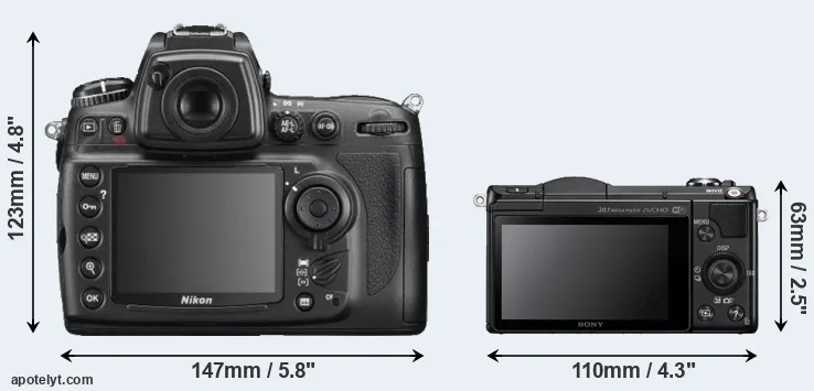 Comparison D700 or A5000 rear