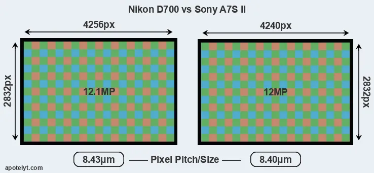 D700 versus A7S II MP