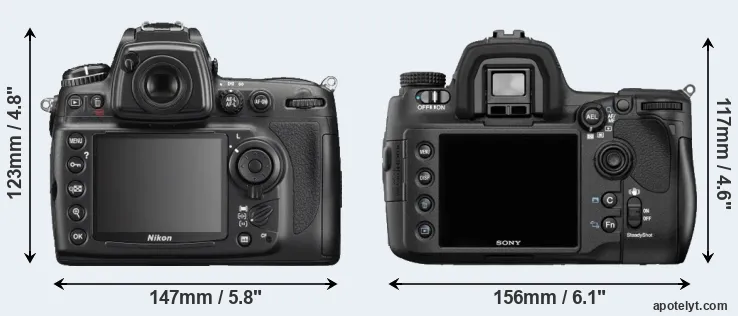 Comparison D700 or A850 rear