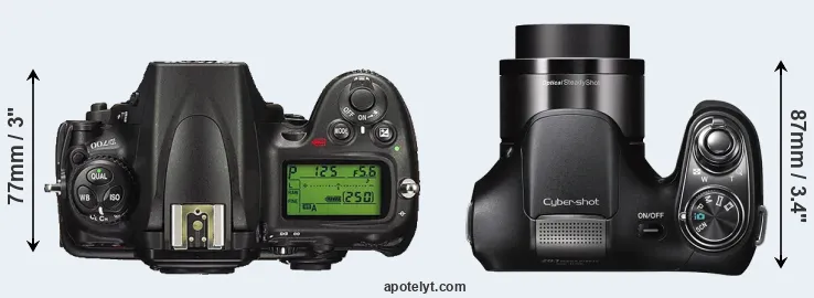 Compare D700 versus H200 top