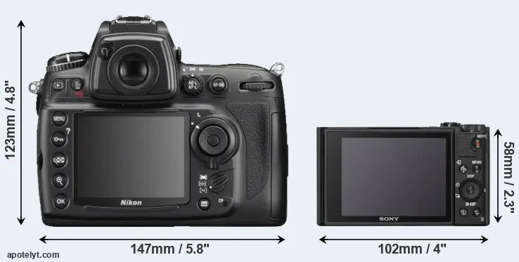 Comparison D700 or WX800 rear