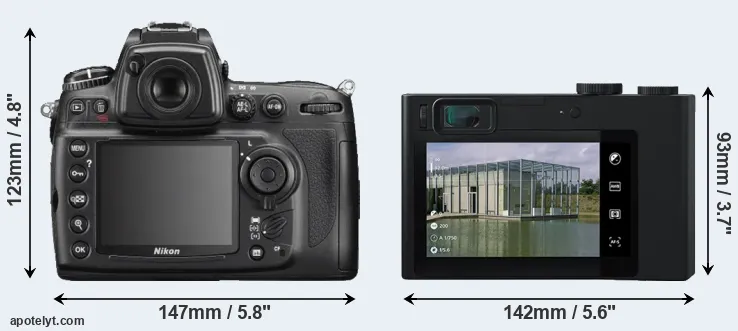 Comparison D700 or ZX1 rear