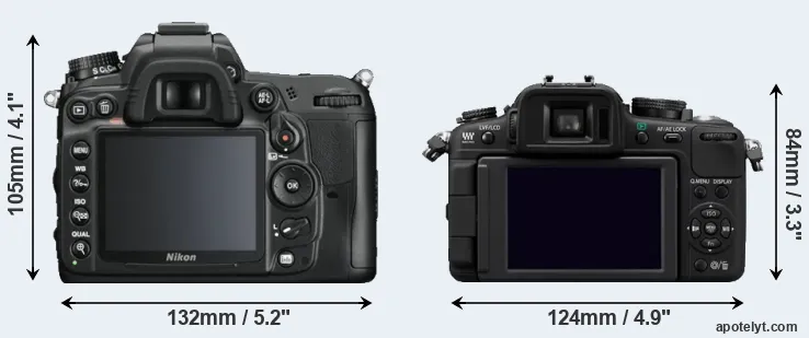 Comparison D7000 or G2 rear