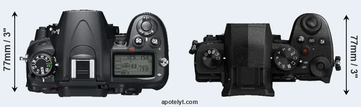 Compare D7000 versus G90 top