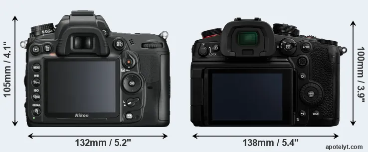 Comparison D7000 or GH6 rear