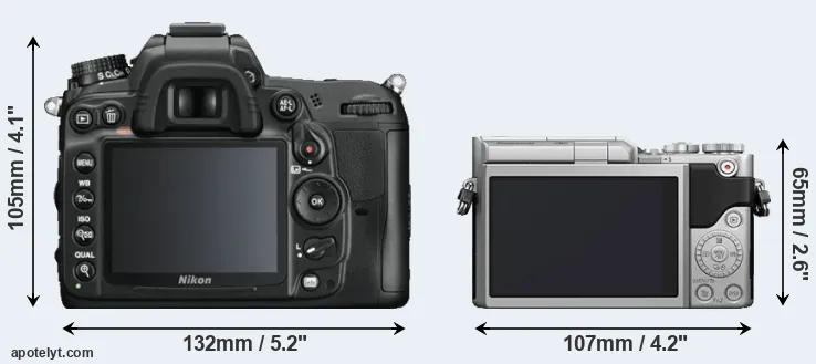 Comparison D7000 or GX850 rear