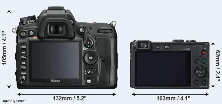 Comparison D7000 or LF1 rear