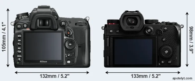 Comparison D7000 or S5 rear