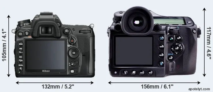 Comparison D7000 or 645D rear