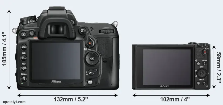 Comparison D7000 or WX800 rear