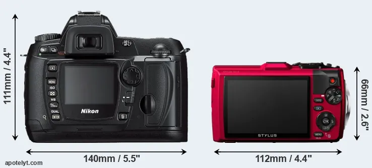 Comparison D70s or TG-4 rear