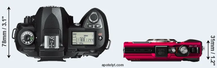 Compare D70s versus TG-4 top