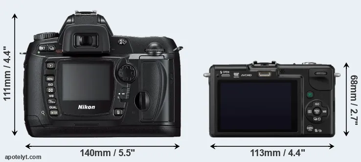 Comparison D70s or GF2 rear