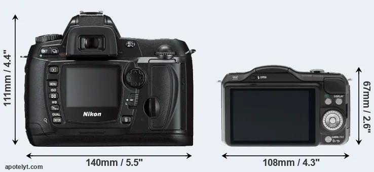 Comparison D70s or GF5 rear