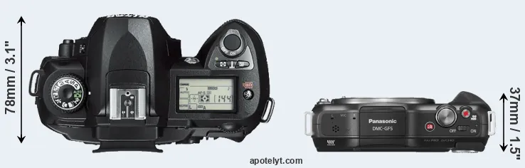Compare D70s versus GF5 top