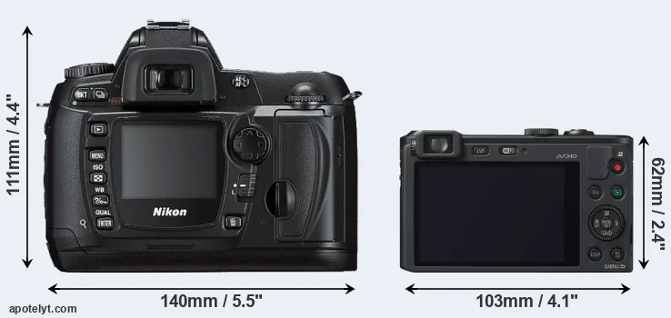 Comparison D70s or LF1 rear