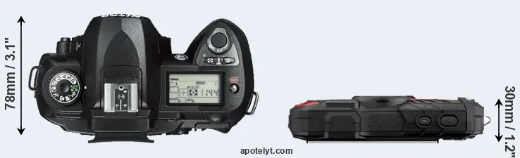 Compare D70s versus WG-60 top